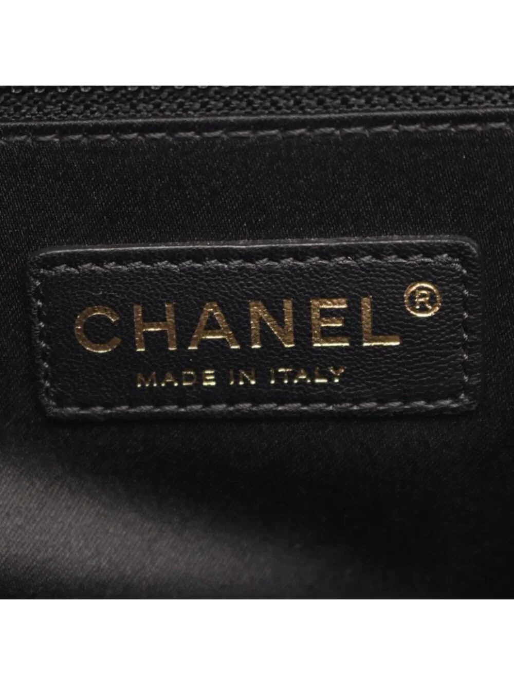 Chanel Tote Quilted Grand Shopping GST Black Caviar Leather Chain